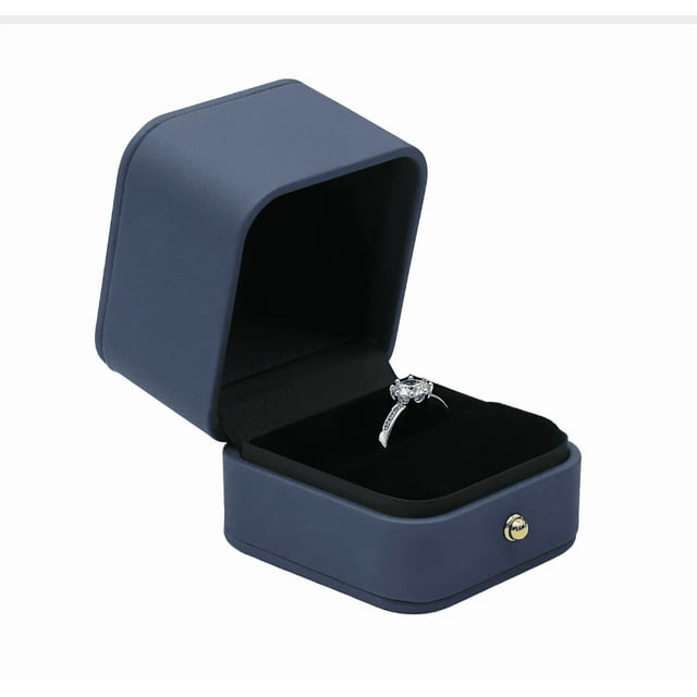 Xtellar Caja De Anillo Para Compromiso Propuesta Regalo Joyas Lujo