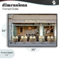 thumbnail image 3 of Stupell Industries Traditional Parisian Outdoor Seating Cafe Black Framed Giclee Art, 30 x 20, by Alan Blaustein, 3 of 7