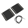 thumbnail image 2 of Motorcycle Leather Handlebar Hand Grip Covers Motorcycle Modification Accessories(Black), 2 of 10