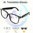 thumbnail image 5 of Ai Interpretation Smart Glasses,  New Ai Smart Glasses with Real Time Translation, 164-Language Translation, Photochromic Lenses Hands-Free Audio for Music Calls, Travel, 5 of 8