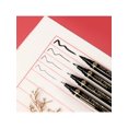 thumbnail image 3 of 3 pcs/lot Double head Hand Lettering Pens Chinese Calligraphy Brush Pens Set Art Markers Black Ink 4 Size for Beginners Writing, 3 of 5