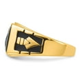 thumbnail image 3 of Finest Gold 14K Yellow Mens Masonic Ring, Size 11, 3 of 8