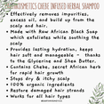 thumbnail image 3 of earth Kosmetics Herbal Chebe Shampoo with African Black Soap & Shea Butter: Strengthen and revitalize your hair with this blend of potent herbs and oils for growth, hydration, and shine. 4.2oz, 3 of 5
