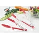 thumbnail image 3 of Pinzas Para Alimentos De Cocina, 2 Uds., Punta De Silicona De 12 Pulgadas, Acero Inoxidable Largo, 3 of 7