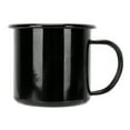 thumbnail image 2 of Taza de esmalte de 8 cm y 350 ml Taza de agua espesada respetuosa con el medio ambiente para suministros de agua de vino y café Negro, 2 of 5