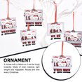 thumbnail image 3 of Inteprter Decoración colgante de árbol de Navidad para el hogar, decoración de marco de fotos de para dormitorio de Navidad con cuerda, adorno Kits de decoración para fiestas 6 personas, 3 of 6