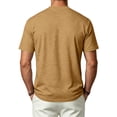 thumbnail image 4 of Dresfit Mens T Shirts Short Sleeve V Neck Athletic Shirts Summer 2026 Loose Running Tees Big and Tall Quick Dry Moisture Wicking Gym Tops Khaki, 4 of 7