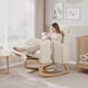 thumbnail image 2 of QinaQin Mecedora para lactancia con cojín, sillón accent mecedor cómodo para sala, recámara o cuarto del bebé, ideal para descansar y leer, 2 of 8