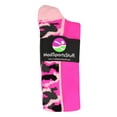 thumbnail image 2 of Pink Ribbon Awareness Camo OTC Socks (Neon Pink/Pale Pink, Large), 2 of 2