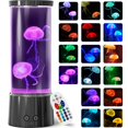 thumbnail image 1 of Lámpara FBSPORT Jellyfish, luz nocturna, 12 pulgadas, 17 colores, control remoto, 1 of 7