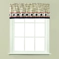 thumbnail image 2 of Saturday Knight Ltd Cafe Window Valance With 3/4" Rod Pocket - 58x13", Linen, 2 of 2