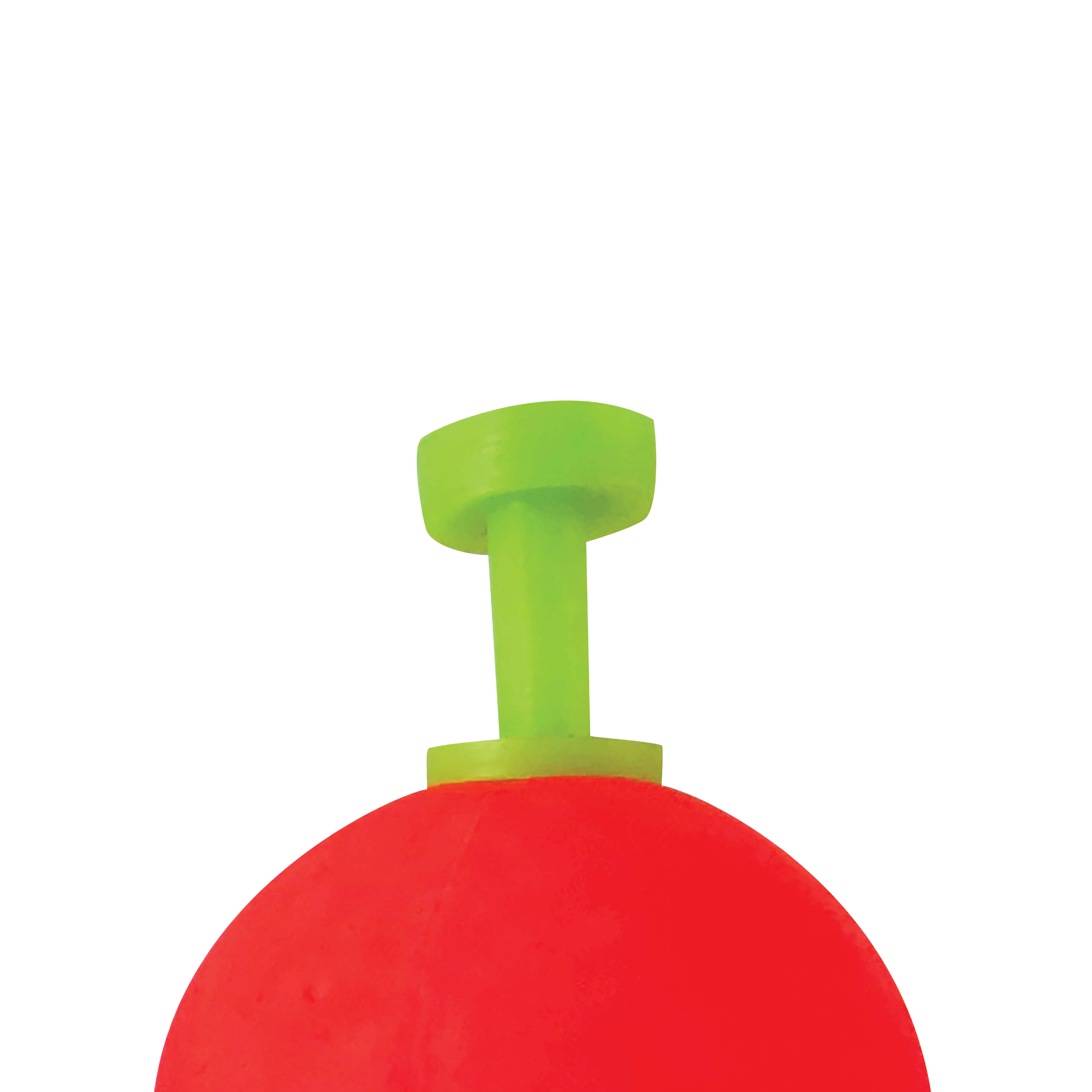 Thill Fish'n Foam Floats Round Un-weighted Clip 1" Fishing Float Red
