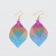 thumbnail image 2 of Joyería de moda para mujer Pendientes Forma de hoja Filigrana coloreada Fiesta Reina Prop mezclado Sunnimix pendiente de moda, 2 of 8