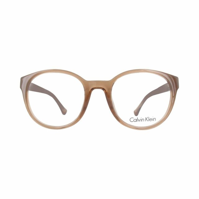 Calvin Klein CK-5892-201 Brown Round Anteojos inyectados para mujer Calvin Klein CK-5892-201