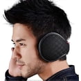 thumbnail image 1 of Winter Ear Warmers, Knitted Wool Plush Earmuffs for Men and Women, Adjustable Foldable Ear Muffs, Innovative Ear Protection, 1 of 5