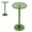 Green, variant on Queroig Acrylic Round Side Table with Column Base, Clear Modern End Table for Living Room, Bedroom, Balcony, Easy 5-Min Assembly, Space-Saving Bedside Table for Small Spaces & Home Decor