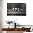 thumbnail image 3 of Elephant Stock The Last Feast Wall Art - Horizontal Canvas Wall Art - Living Room Wall Decor - Religion And Spirituality Canvas - Gray And Pink Decor - 36" x 24", 3 of 8