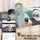 thumbnail image 5 of Cámara de bombilla con conexión inalámbrica WiFi y Bluetooth, cámara de lente interior HD de 4 MP, cámara de visión nocturna a todo color con luz de 360 °, alarma de seguimiento móvil, cámaras de lent, 5 of 9