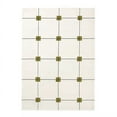 thumbnail image 2 of White area rug, Hand tuffled carpet 12x12 Tiles design rugs, Geometric wool carpet, 2 of 9