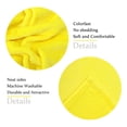thumbnail image 3 of NANPIPER Fleece Blanket Cozy Fluffy Throw for Bed Yellow,60"X80", 3 of 6