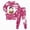 H570-Hot Pink, variant on TOWED22 Toddler Boys Girls Halloween Pajamas Pumpkin Print PJs Sleepwear Cute Print Pant Sets Kids Jammies(Coffee,5Y)