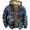 Blue, variant on Mens Winter Jacket Sherpa Lined With Hood Warm Fleece Zipper Hoodie Black S