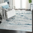thumbnail image 2 of SAFAVIEH Meadow Vinal Abstract Area Rug, Light Grey/Blue, 8' x 10', 2 of 10
