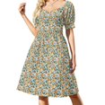 thumbnail image 1 of Robe Sans Manches Fleur d'Oranger - Bleu Clair Robe de Soirée Tendance 2024, 1 of 4