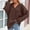 #0269-Coffee, variant on Women's Oversized Essentials Hoodies Fleece Sweatshirts Fall Long Sleeve Solid Pullover with Pocket