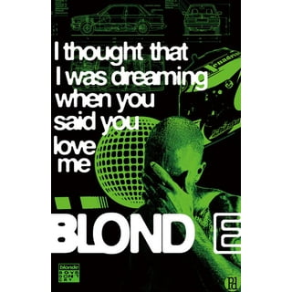 Frank Ocean 'Blonde' Album Cover Poster – Posters Plug