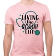 thumbnail image 2 of Living the Scrub Life Shirt Unisex 2X-Large Pink, 2 of 5