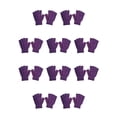 thumbnail image 1 of Minnieouse 1 par de guantes sin dedos, tejido artesanal, cubierta de medio dedo, accesorio de ropa, calentador de manos con Color sólido para exteriores, Violeta 10piezas Minnieouse CBP334258, 1 of 4