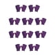 thumbnail image 1 of Minnieouse 1 par de guantes sin dedos, tejido artesanal, cubierta de medio dedo, accesorio de ropa, calentador de manos con Color sólido para exteriores, Violeta 10piezas Minnieouse CBP334258, 1 of 4