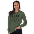 thumbnail image 3 of US Army Sis Military Star Logo Women Plus Size Long Sleeve Graphic Tee Brisco Brands 2X, 3 of 5