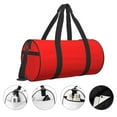 thumbnail image 3 of Vsdgher Red 45L Foldable Duffel Bag, Sports Gym Bag,Overnight Bag, Portable Weekender Bag for Airplanes, 3 of 6