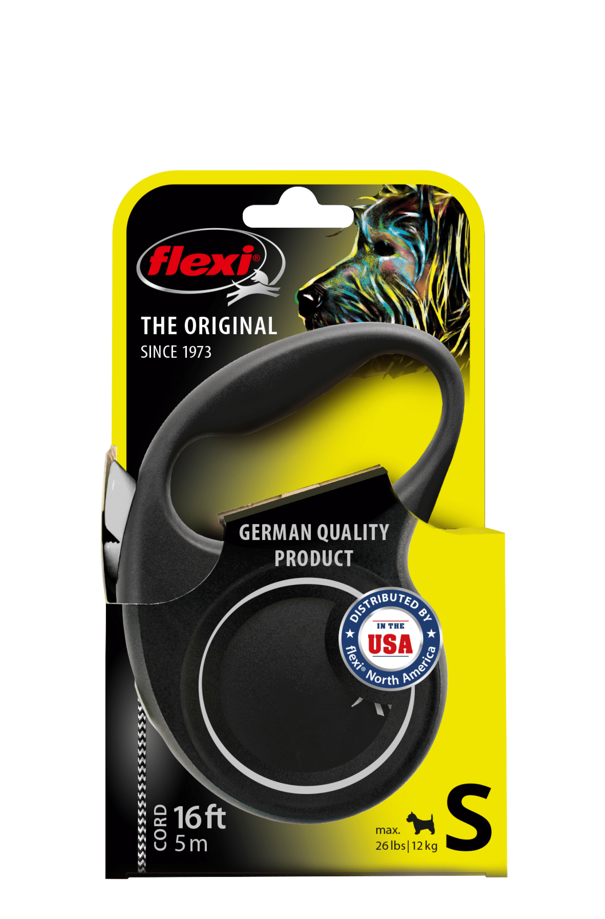 Flexi Fun Retractable Leash, 16FT Cord, Small, Dogs up to 26lbs