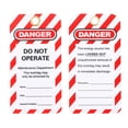 thumbnail image 4 of Unique Bargains Lockout Tags, 12 Pack Loto Tags Lockout Tagout Tags Danger Do Not Operate for Lock Out Tag Out, 4 of 5