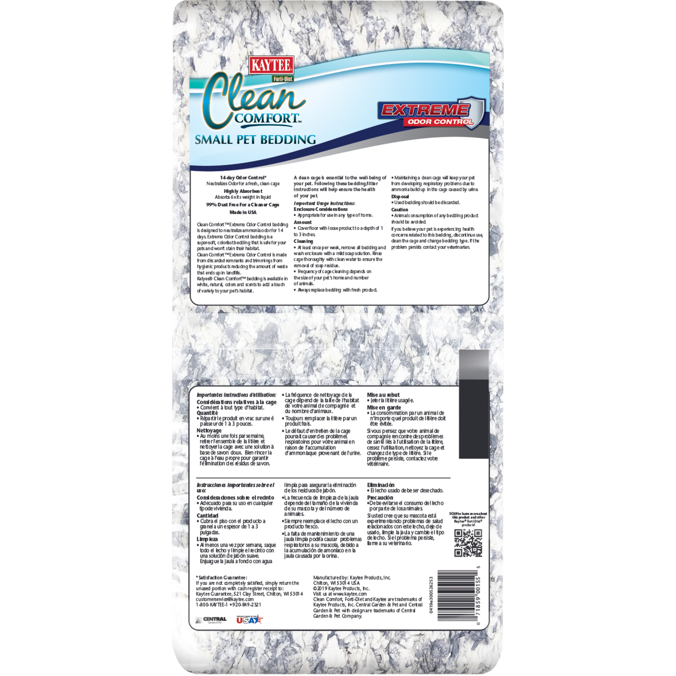 Kaytee Forti-Diet Clean Comfort Extreme Odor Control Bedding, 24.6L photo 2