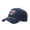 Navy, variant on Men's Baseball Caps Uv Protection Messy High Bun Sun Hats Classic Sun Hat Khaki One Size