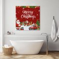 thumbnail image 6 of Wall Art Prints, Red Christmas Framed Canvas Prints for Bedroom Living Room Bathroom Office, Xmas Santa Truck Tree Snowflake Botanical Gallery Wrap Wall Art Poster for Gifts Home Decor 16"x16", 6 of 9