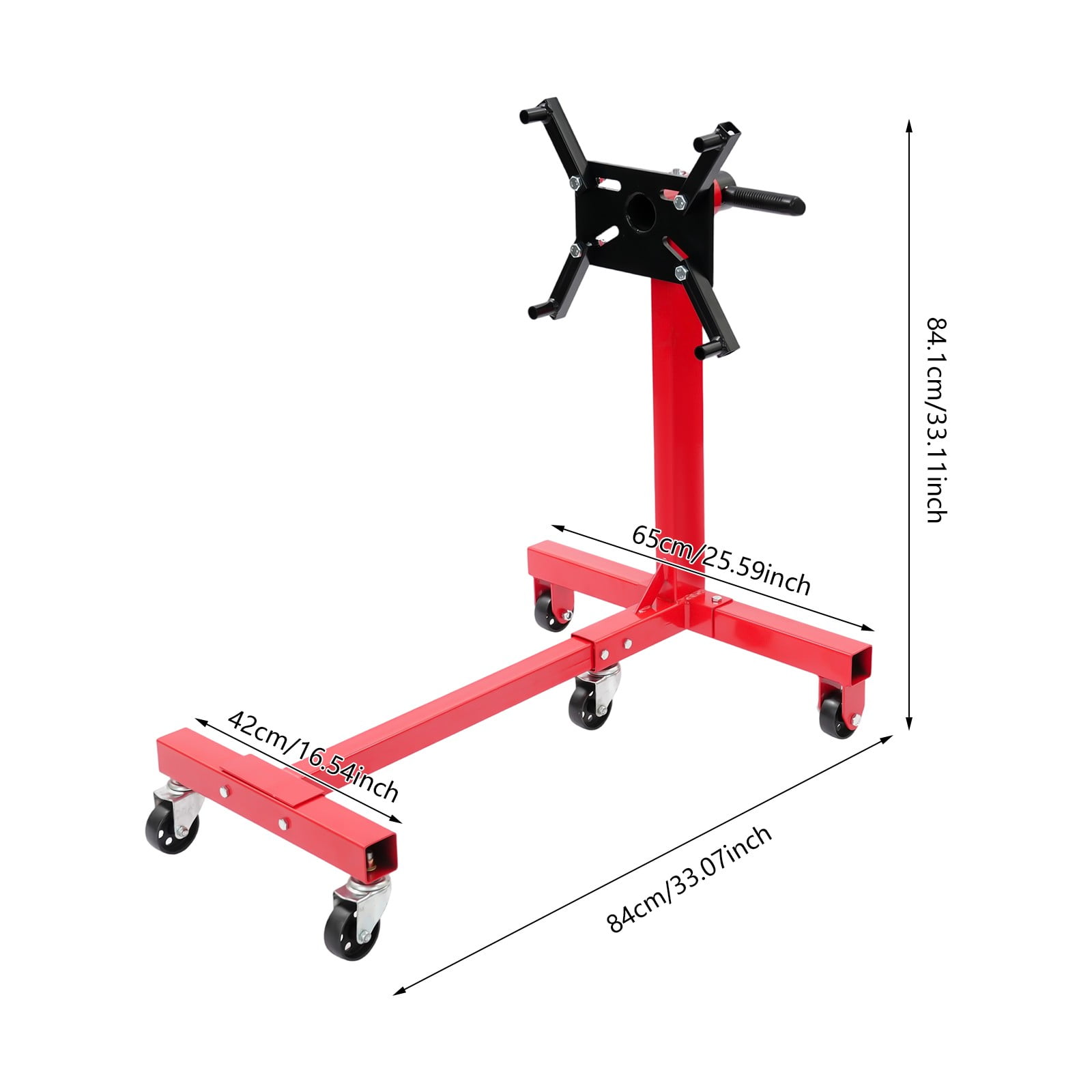 1250Lbs Engine Maintenance Stand 360° Rotatable Motor Hoist Jack