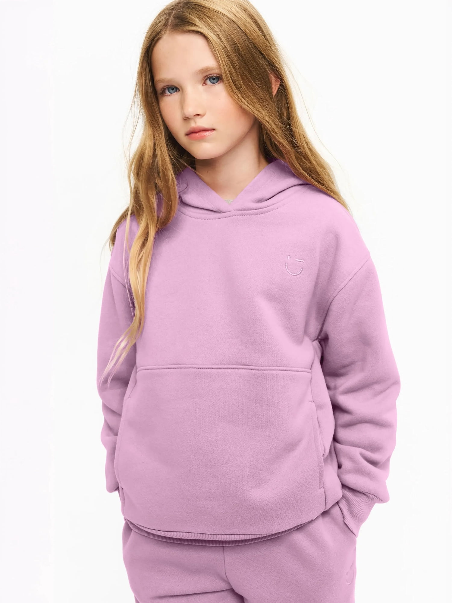 Color Mix by Garanimals Kids Fleece Hoodie, Sizes 6–16