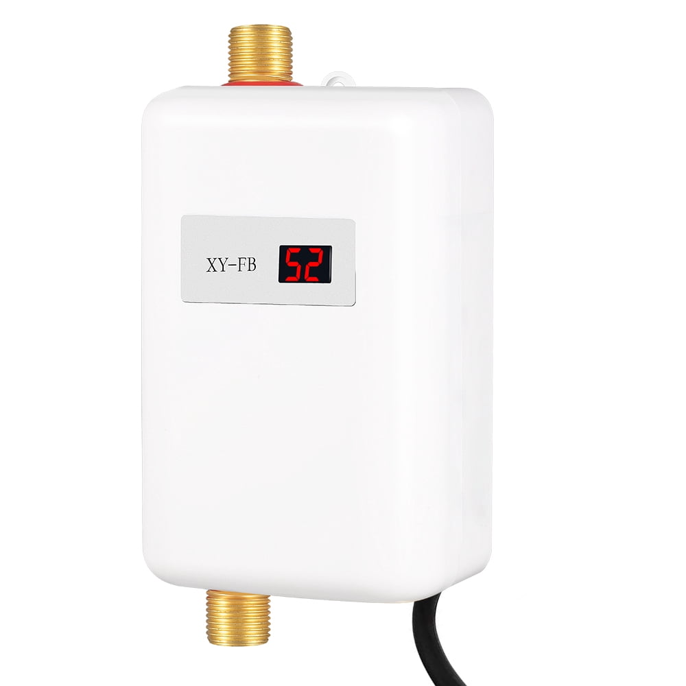 JahyShow 3000W Electric Tankless Instant Hot Water Heater for Bathroom Kitchen
