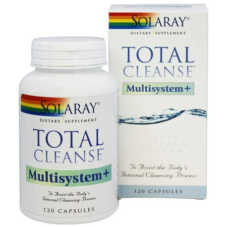 Solaray - Total Cleanse Multisystem - 120 Capsules - Walmart.com