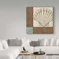 thumbnail image 3 of Trademark Fine Art 'Brown and Teal Shell I' Canvas Art by Lisa Audit, 3 of 3