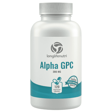 Alpha GPC Choline 300 mg - 120 Vegetarian Capsules