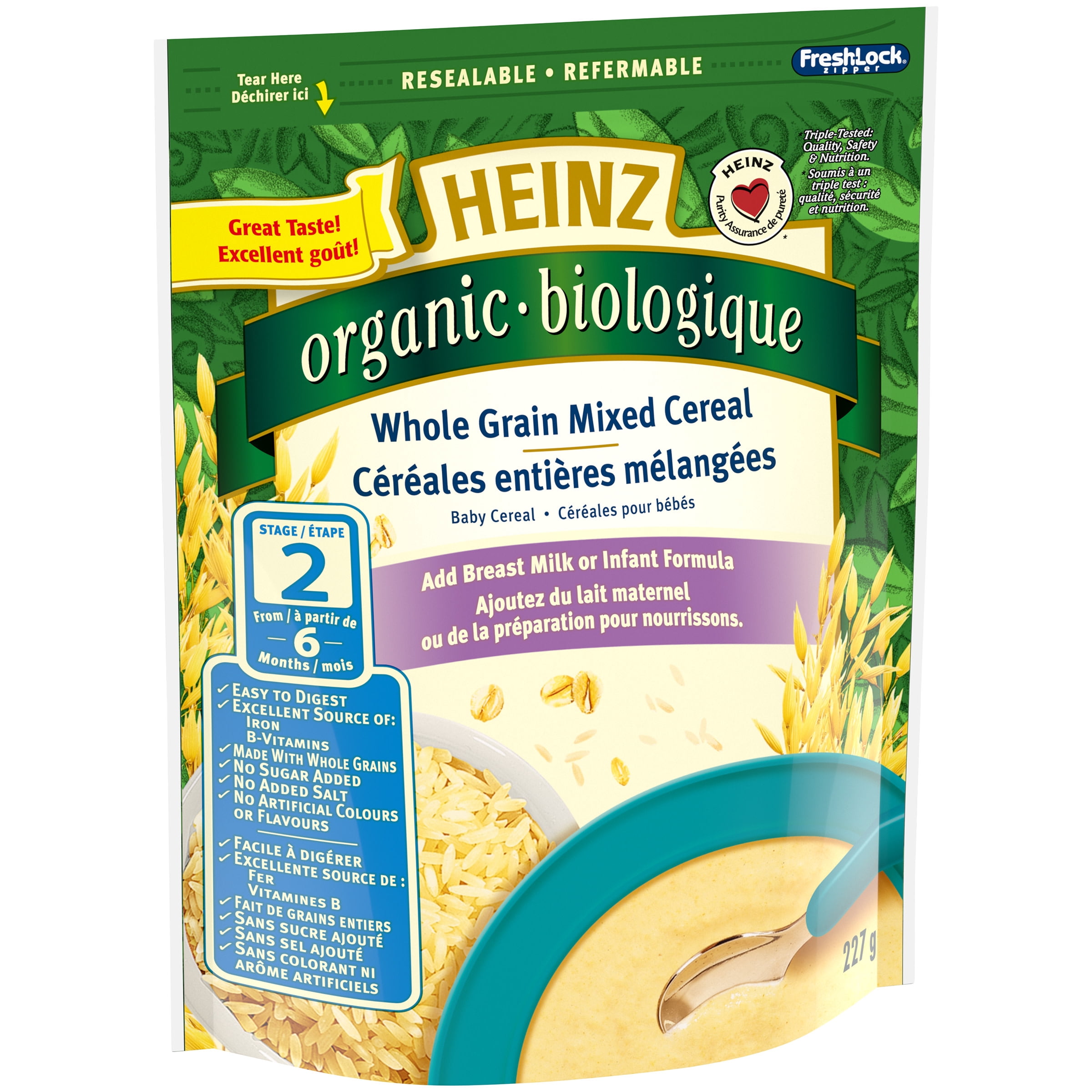 organic baby cereal walmart