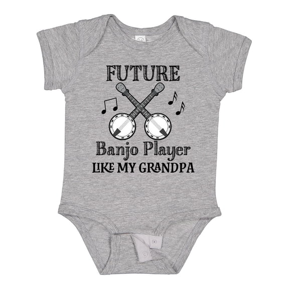 Inktastic Future Banjo Player Like Grandpa Boys or Girls Baby Bodysuit