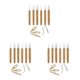 thumbnail image 5 of Billuyoard 11x Crochet Needle Hooks Bamboo Handle Knit Hair Braiding Making Dreadlock Type1 NO1, 5 of 6