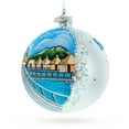 thumbnail image 2 of Bora Bora, French Polynesia Glass Ball Christmas Ornament 4 Inches, 2 of 5